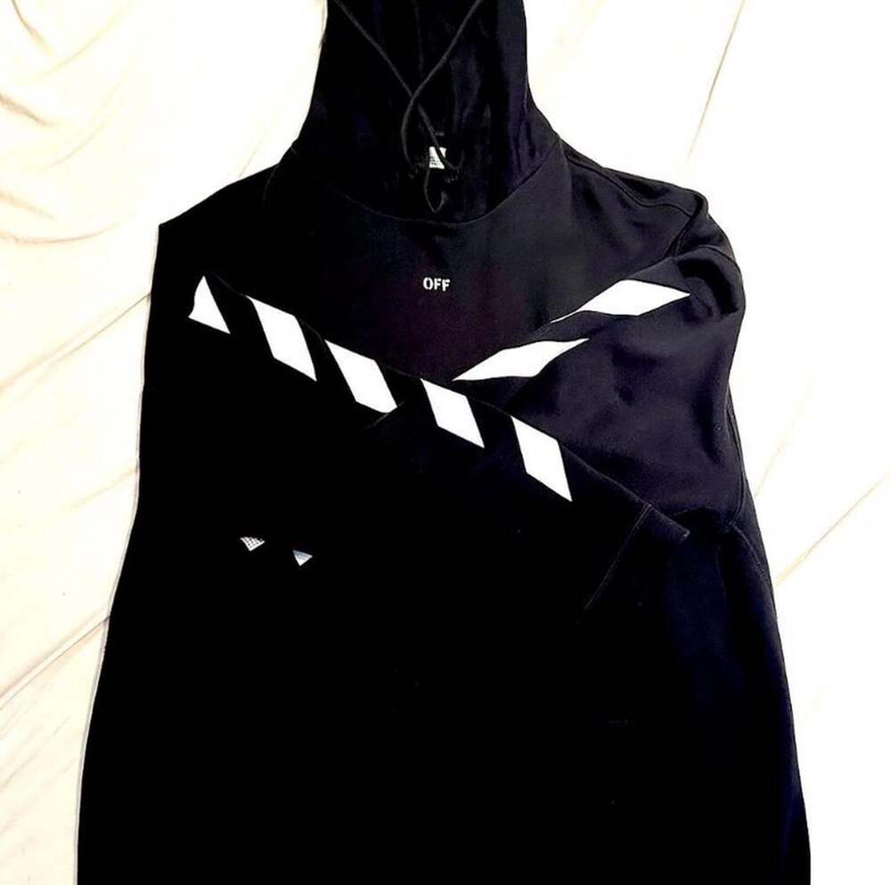 OG, RARE! Off-White Seeing Things Arrows Hoodie Black White